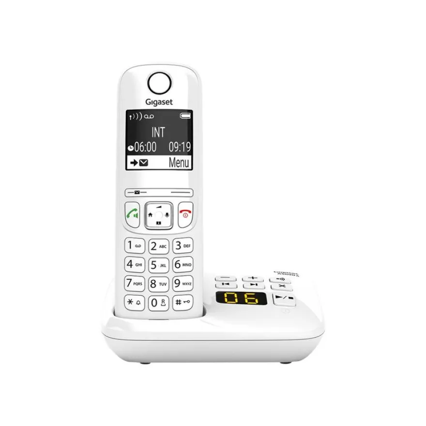 Gigaset AS690A - téléphone sans fil - avec répondeur - blanc