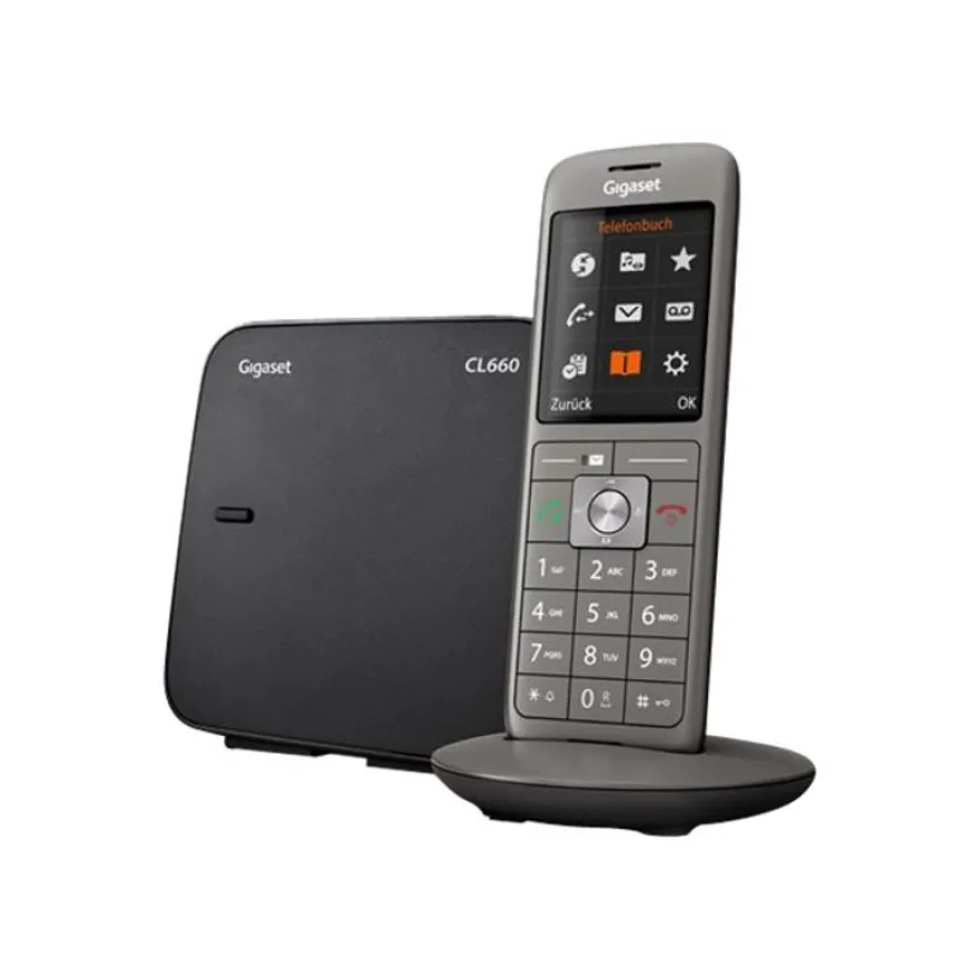 Gigaset CL660 - téléphone sans fil - anthracite