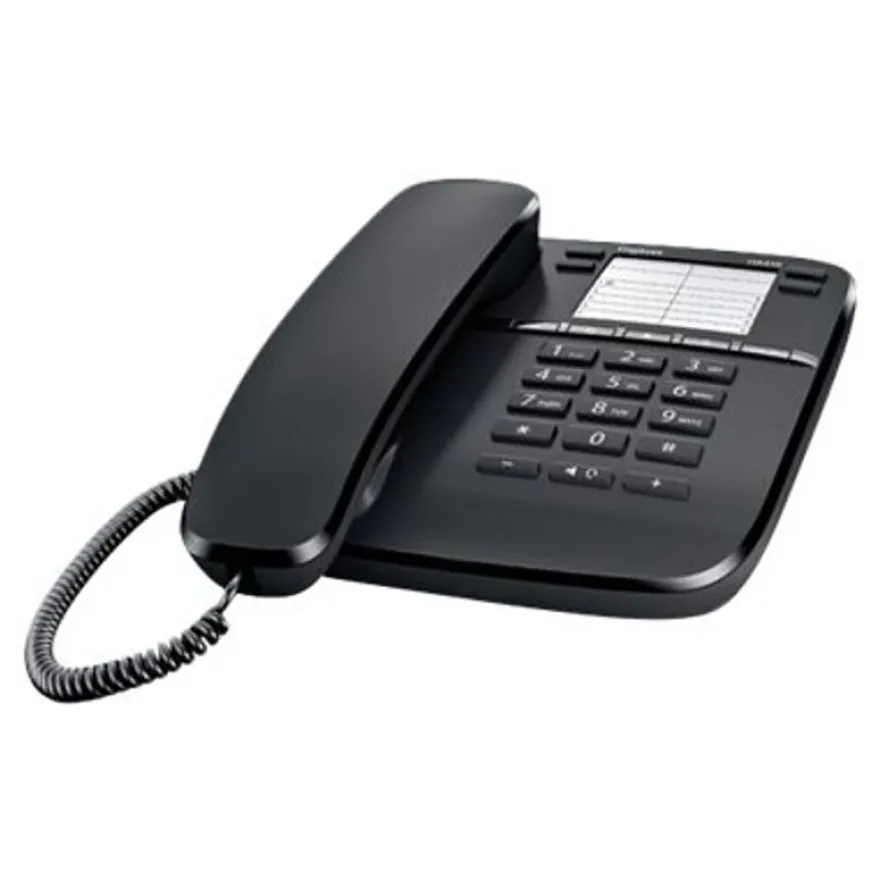 Gigaset DA410 - téléphone filaire - noir