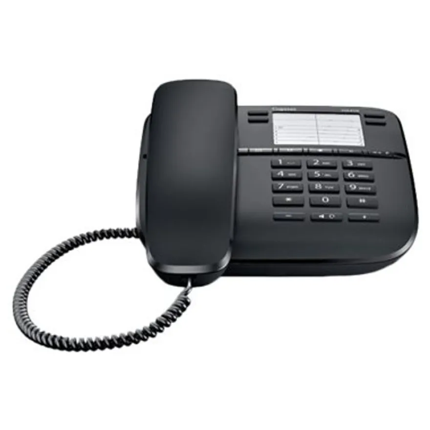 Gigaset DA410 - téléphone filaire - noir