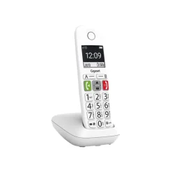 Gigaset E290 - téléphone sans fil à grosse touche - blanc