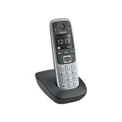 Gigaset E560 - téléphone sans fil - argent