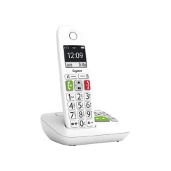 Gigaset E290A - téléphone sans fil à grosse touche - avec répondeur - blanc