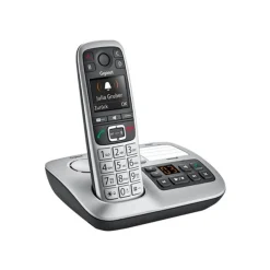Gigaset E560A - téléphone sans fil - avec répondeur - argent