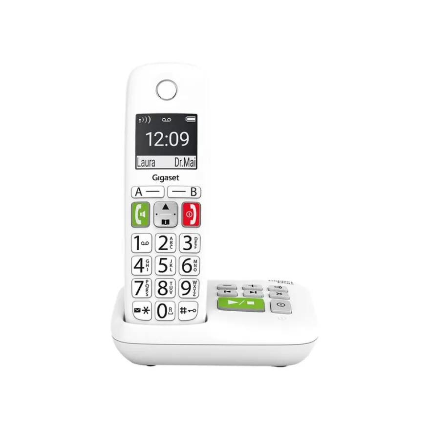 Gigaset E290A Duo - téléphone sans fil - système de répondeur avec ID d'appelant + combiné supplémentaire