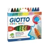 GIOTTO - 12 Craies de couleur - pointe large