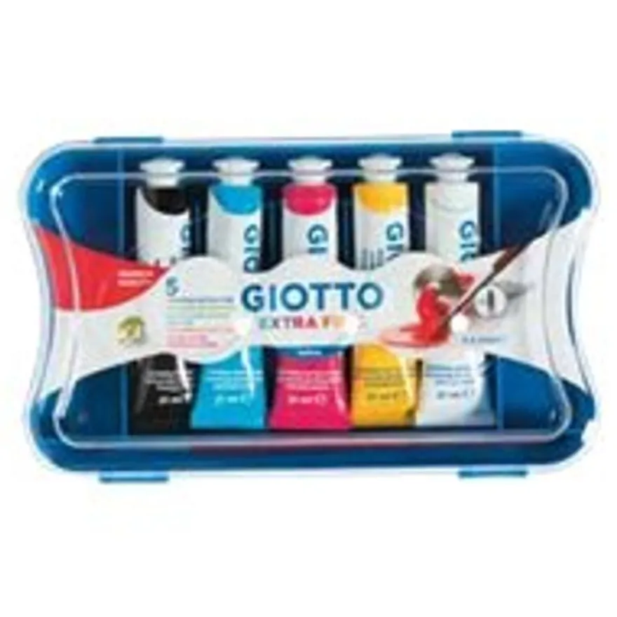 Giotto - Boite de 5 tubes peinture - gouache -