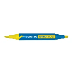 Giotto - Feutre double pointe jaune