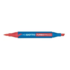 Giotto - Feutre double pointe rouge carmin