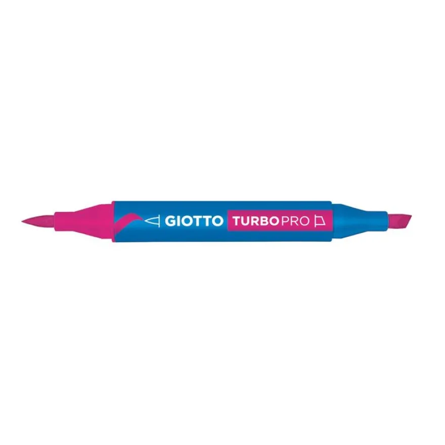 Giotto - Feutre double pointe magenta