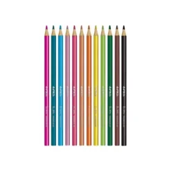 GIOTTO ELIOS - 12 Crayons de couleur triangulaires