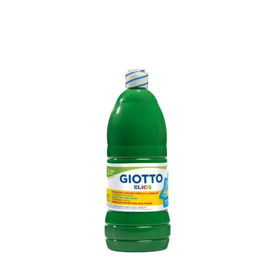 GIOTTO Gouache Elios - Flacon 1L - Vert Franc