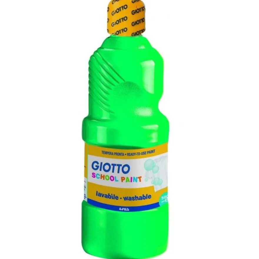 GIOTTO SCHOOL - Peinture - peinture à tempera - vert - extra-fine - 500 ml
