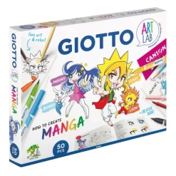 GIOTTO Set Créatif Art Lab Manga 50 pièces