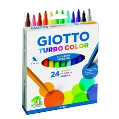 GIOTTO Turbo Color - 24 Feutres - pointe moyenne