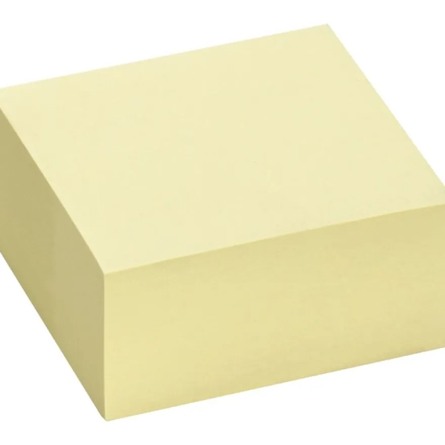 Global Notes - Notes adhésives - 400 feuilles - 75 x 75 mm - jaune