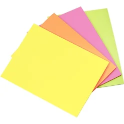 Global Notes - Pack de 4 Blocs - Communication Cards - 50 feuilles - 200 x 150 mm - couleurs assorties