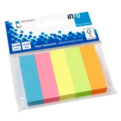 Global Notes - Pack de 5 marque-pages (Index) - couleurs assorties