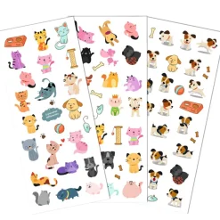 Gommettes - chiens et chats