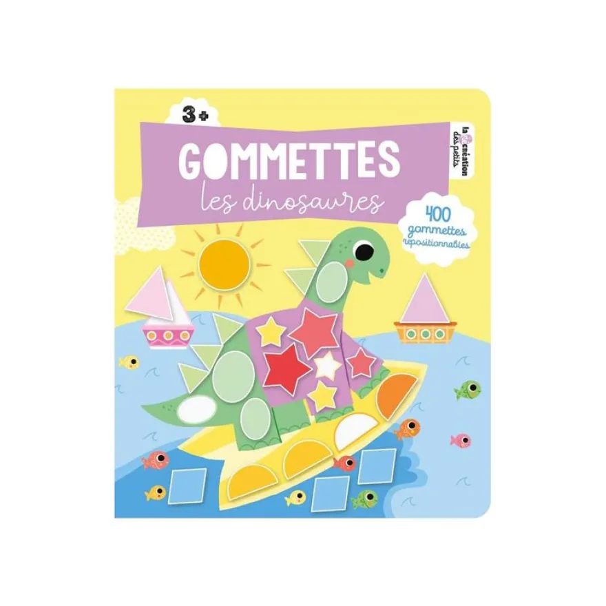 Gommettes Dinosaures - livre d'activités