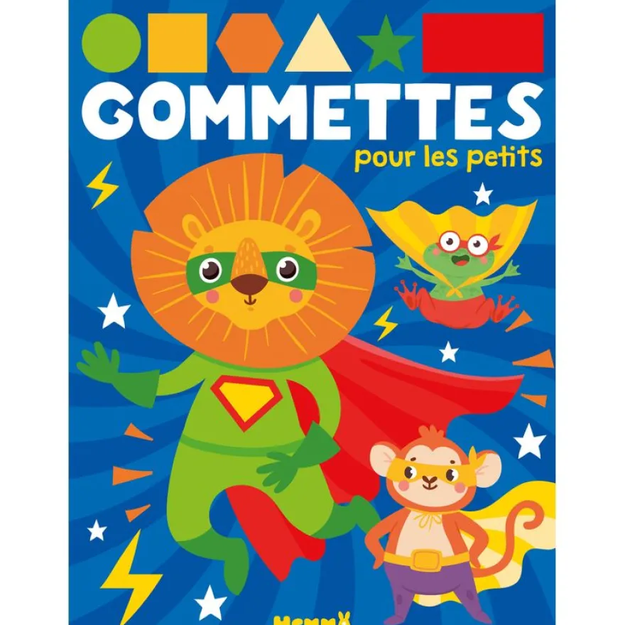 Gommettes pour les petits - Super héros - Livre de gommettes - Dès 3 ans