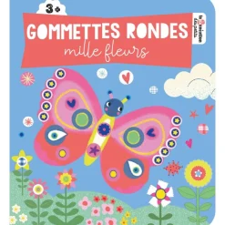 Gommettes rondes mille fleurs