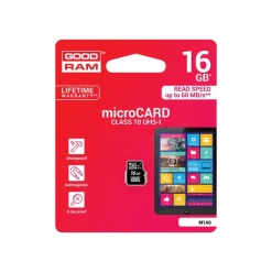 Goodram - carte mémoire 16 Go - Class 10 - micro SDHC - UHS-I U1