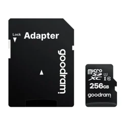 Goodram - carte mémoire 256 Go - Class 10 - micro SDXC UHS-I U1