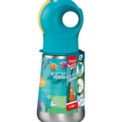 Gourde MINIZ en acier inoxydable 350 ml pour enfants – Design Jungle Fever – Étanche et écologique