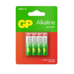 GP BATTERIES - 4 piles alcalines - AAA / LR03