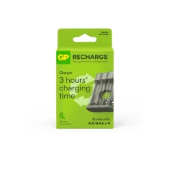 GP Recharge - hargeur de batteries pour 4xAA/AAA - 2600 mAh