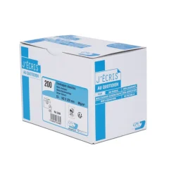 GPV - 200 Enveloppes C5 162 x 229 mm - 90 gr - sans fenêtre - blanc - bande adhésive ouverture rapide