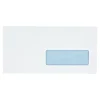 GPV - 500 Enveloppes DL 110 x 220 mm - 80 gr - fenêtre 35x100 mm - blanc - bande adhésive