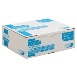 GPV - 500 Enveloppes DL 110 x 220 mm - 90 gr - fenêtre 35x100 mm - blanc - bande adhésive ouverture rapide