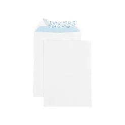 GPV - 500 Pochettes Enveloppes B5 250 x 176 mm - 90 gr - sans fenêtre - blanc - bande adhésive