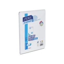 GPV Everyday - 25 Enveloppes C5 (162 x 229 mm) - sans fenêtre - bande auto-adhésive - blanc