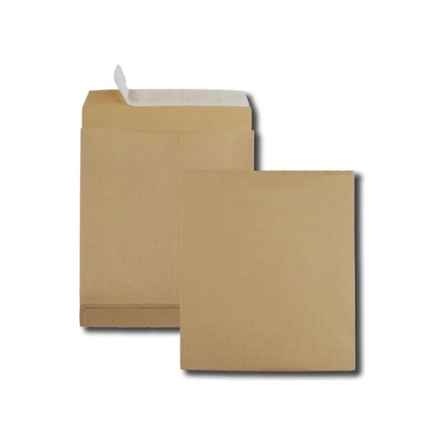 GPV PACK'N POST - 50 Enveloppes Kraft - International C4 (229 x 324 mm) - extrémité ouverte - auto-adhésif