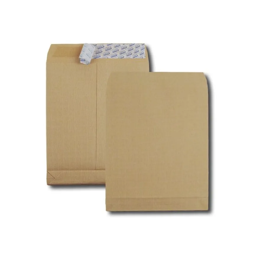 GPV PACK'N POST - 25 Enveloppes Kraft - International C4 (229 x 324 mm) - extrémité ouverte - auto-adhésif