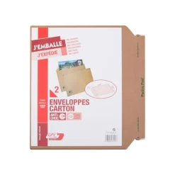 GPV Pack'n Post - 2 Enveloppes carton - 420 x 320 mm
