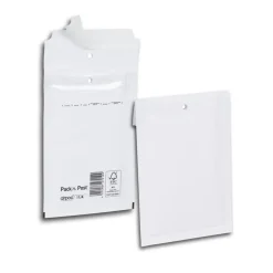 GPV Pack'n Post - 10 Pochettes bulles - 120 x 175 mm - bande de protection