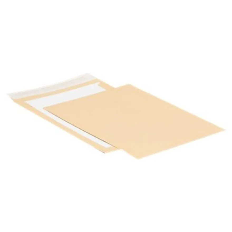 GPV Pack'n Post - 100 Pochettes kraft dos carton - C4 229 x 324 mm - 120 gr - bande auto-adhésive
