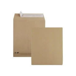 GPV Pack'n Post - 250 Pochettes kraft à soufflets 260 x 330 mm - 120 gr - bande adhésive