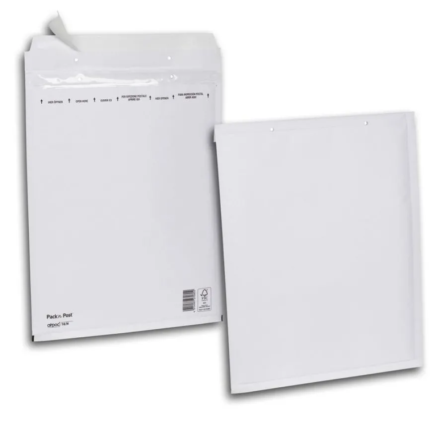 GPV Pack'n Post - 10 Pochettes bulles - 290 x 370 mm - bande de protection