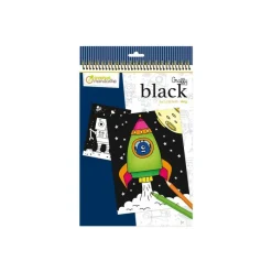 Graffy Black, Spirale Espace - Carnet de coloriage