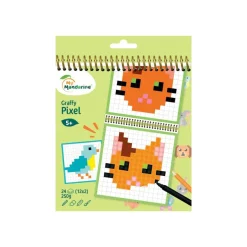 Graffy Pixel, Domestic Animal - livre à colorier (relié par spirale)