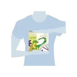 Graffy Pop Number, Dinosaures - livre à colorier (relié par spirale)