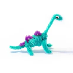 Graine Créative - Kit Dinosaures : 40 chenilles + yeux Jurassique