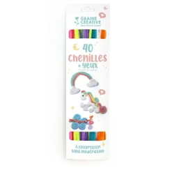 Graine Creative - 40 Chenilles - enchanting colors