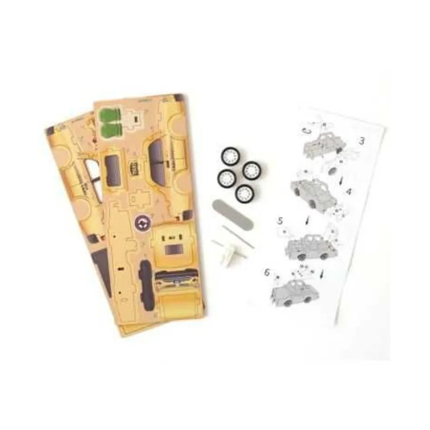 Graine Creative - Maquette Bois - Taxi - puzzle 3D