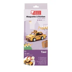 Graine Creative - Maquette Bois - Taxi - puzzle 3D